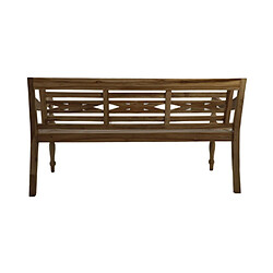 Avis Mes Banc de jardin 160x65x88 cm en teck marron