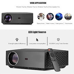 Avis Yonis Videoprojecteur LED Full HD 1080P Lumineux Smart HDMI