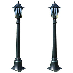 vidaXL Lampes de jardin 2 pcs 105 cm 