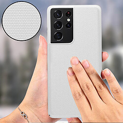 Coque Samsung S21 Ultra Support Vidéo Super Frosted Shield Nillkin Blanc pas cher