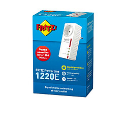 Avis Adaptateur PLC Fritz! 1220E LAN 1200 Mbps Blanc