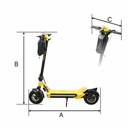 Acheter Trottinette Électrique Manta XRIDER MX10 MAX Jaune Noir 800 W