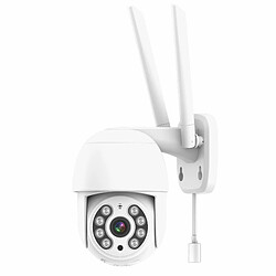 Avis Riff RF-0313 Caméra de sécurité extérieure Smart Home 2,4 GHz Wi-Fi 4MP avec suivi automatique Blanc