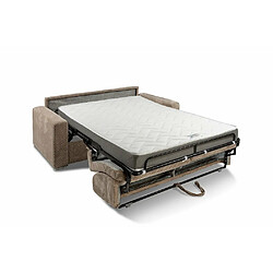 Acheter Inside 75 Canapé convertible EXPRESS DREAMER sommier LATTES 120cm matelas 16 cm velours côtelé perle