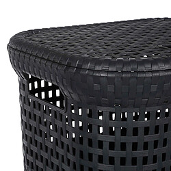 Avis Five Simply Smart Corbeille à Linge 60 l Rattan Noir - Five