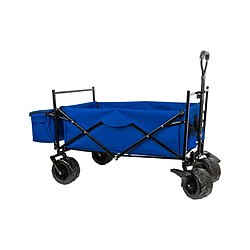 Legler Chariot à tirer pliable de jardin avec toit &gt; 120 x 60 x100 cm