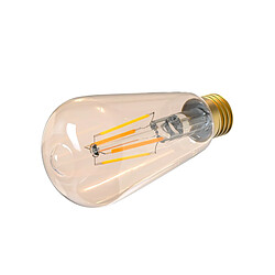 Tellur WiFi Filament Smart Bulb E27, 6W, ambre, blanc/chaud, variateur