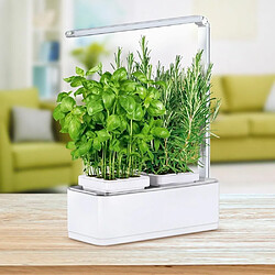 Jardinice Jardinière avec lampe led intégrée Mini potager.