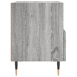 Acheter vidaXL Table de chevet sonoma gris 40x35x47,5 cm bois d’ingénierie