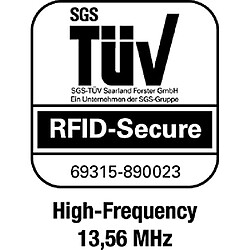 Avis Durable étui de carte d'identité RFID, pochette de protection Plastique avec blindage RFID