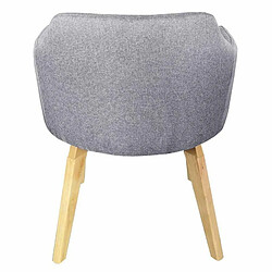 Acheter Paris Prix Fauteuil Scandinave en Tissu Nari 70cm Gris Clair