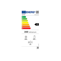 Réfrigérateur combiné 60cm 328l a++ nofrost inox - rb33j3315sa - SAMSUNG