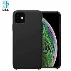 Riffi Coque arrière souple en silicone Riff Slim & Soft pour Apple iPhone 11 (6,1") Noir