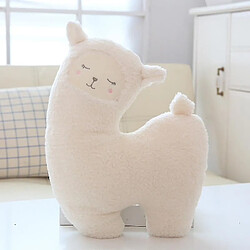 Universal Poupée d'alpaga de couple mignon de 43 cm remplie d'oreiller de mouton chaud sur le lit en peluche | Oreiller en peluche