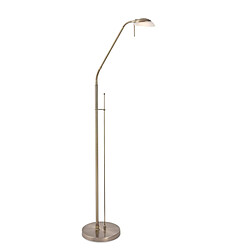 Luminaire Center Lampadaire Lecture LED Laiton Antique Coloris : Laiton AntiqueNombre d'ampoules : 1Type d'ampoule : LED intégréAmpoules incluses : OuiHauteur en Cm : 145Température de couleur LED (K) : 3000Flux lumineux en Lumens