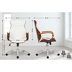 Non Chaise de bureau Melilla simili cuir