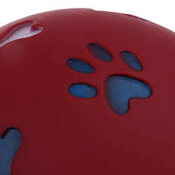 Avis Distributeur de nourriture pour chien Ball Pet Play Traiteur Feeder Puppy Chew Toy Red L