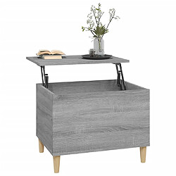 Acheter vidaXL Table basse Sonoma gris 60x44,5x45 cm Bois d'ingénierie