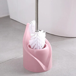 Avis Wewoo Base en forme de diamant Brosse de toilette à manche long acier inoxydable de nettoyage de rose