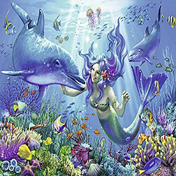 Ravensburger - 136780 - Puzzle ``Phosphorescent - Paradis sous-marin`` 200 Pièces