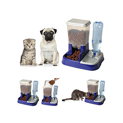 ID MARKET - Distributeur eau et croquettes automatique pour chien et chat