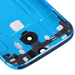 Wewoo Coque arrière bleu pour HTC One M8 Couverture de boîtier arrière pièce détachée pas cher