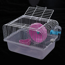 cage de hamster portable pour animaux de compagnie cochon d'inde gerbilles souris maison avec talon rouge