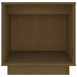 Avis vidaXL Table de chevet Marron miel 40x30x40 cm Bois de pin solide