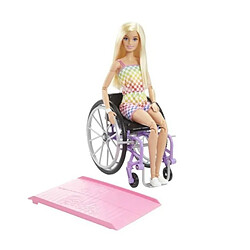 Barbie - Barbie Fauteuil Roulant Blonde - Poupée - 3 Ans Et +