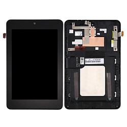 Wewoo Pour Asus Memo Pad HD7 noir / ME173X / ME173 K00B écran LCD + tactile Digitizer Assemblée avec cadre pièce détachée