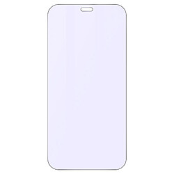 Avizar Vitre Apple iPhone 12 Mini Anti-lumière Bleue Bords biseautés transparent