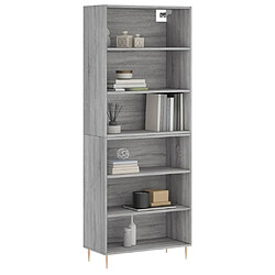 Avis Maison Chic Buffet,Meuble de Rangement,commode pour salon,Cuisine gris béton 69,5x32,5x180 cm bois d'ingénierie -MN54170