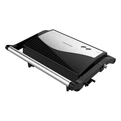 Totalcadeau Barbecue Grill électrique avec base antidérapante 750W Noir Gris pas cher