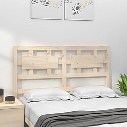 Avis Maison Chic Tête de lit scandinave pour lit adulte,Meuble de chambre 155,5x4x100 cm Bois massif de pin -MN74348