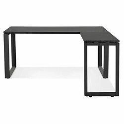 Paris Prix Bureau Design Abigano 170cm Noir pas cher