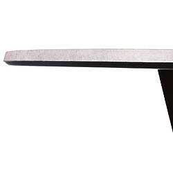 Avis Mendler Table de bistrot HWC-M56, table de salle à manger, bois massif HPL stratifié mélaminé Ø92cm, aspect béton, piétement brun