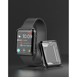 Shot Coque Silicone 38mm pour IWATCH Serie 1 APPLE Bumper Protection Tactile (NOIR) 