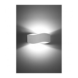 Avis Luminaire Center Applique murale Tila Up Acier blanc 1 ampoule 13cm