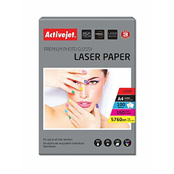 Activejet AP4-160G100L papier photos Blanc Gloss A4 