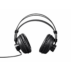 Monoprice - 116150 Casque rétro Moderne avec Coussinets Ultra-Confortables Parfait pour Les appareils Mobiles, HiFi, et la Production Audio/vidéo Noir