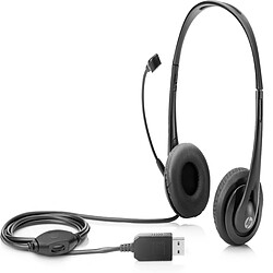 Stereo USB Headset HP - Micro-casque - sur-oreille - filaire - USB - black jack - pour Chromebook 11 G8, 11A G8, 14 G6, Chromebook Enterprise 14 G6, Chromebook x360