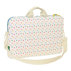 Housse pour ordinateur portable Benetton Topitos Blanc (40 x 27 x 4 cm)