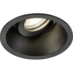 KNIGHTSBRIDGE Dipa Single Tilt Round Anti-Glare Downlight Noir - DIB1TRB 