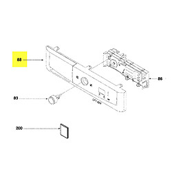 Fagor BANDEAU DE COMMANDE REP 88 BANDEAU DE COMMANDE REP 88 pour LAVE LINGE FAGOR - LF5Z021D0