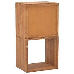 Acheter vidaXL Armoire de rangement 40x30x76 cm Bois de teck massif