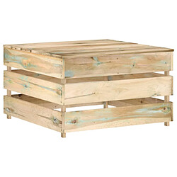 vidaXL Table palette de jardin Bois de pin imprégné 