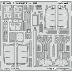 Bf 109G-10 Erla for Eduard - 1:48e - Eduard Accessories 