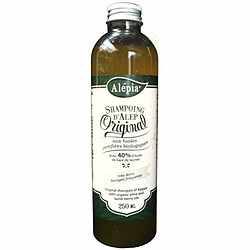 Alepia Shampoing d'Alep BIO No-poo Original 40% Huile de Baie de Laurier