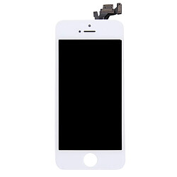 Wewoo Pour iPhone 5 caméra frontale blanc + LCD + cadre + pavé tactile Assembleur de numériseur pièce détachée 4 en 1