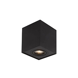 NOVA LUCE Plafonnier RENDE Sable Noir GU10 10 W H9